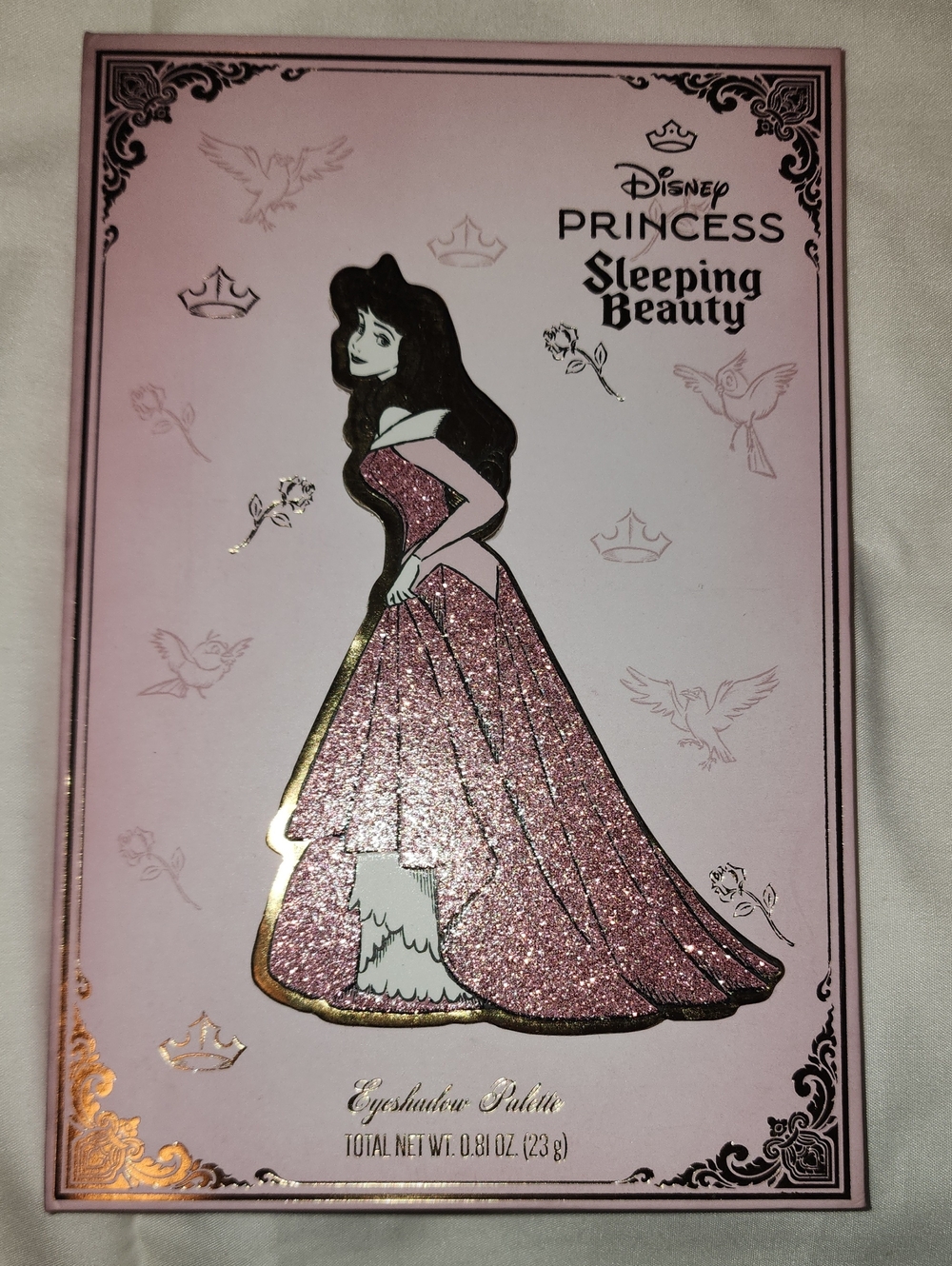 Disney Princess Sleeping Beauty Pink Glitter Compact Palette
